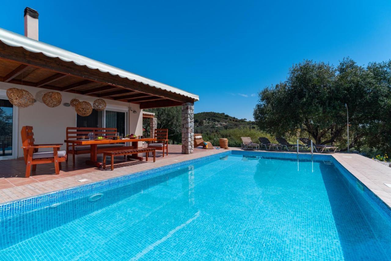 Olive Private Villa Swimming Pool 5 Bdr Kolymbia Rhodes エクステリア 写真