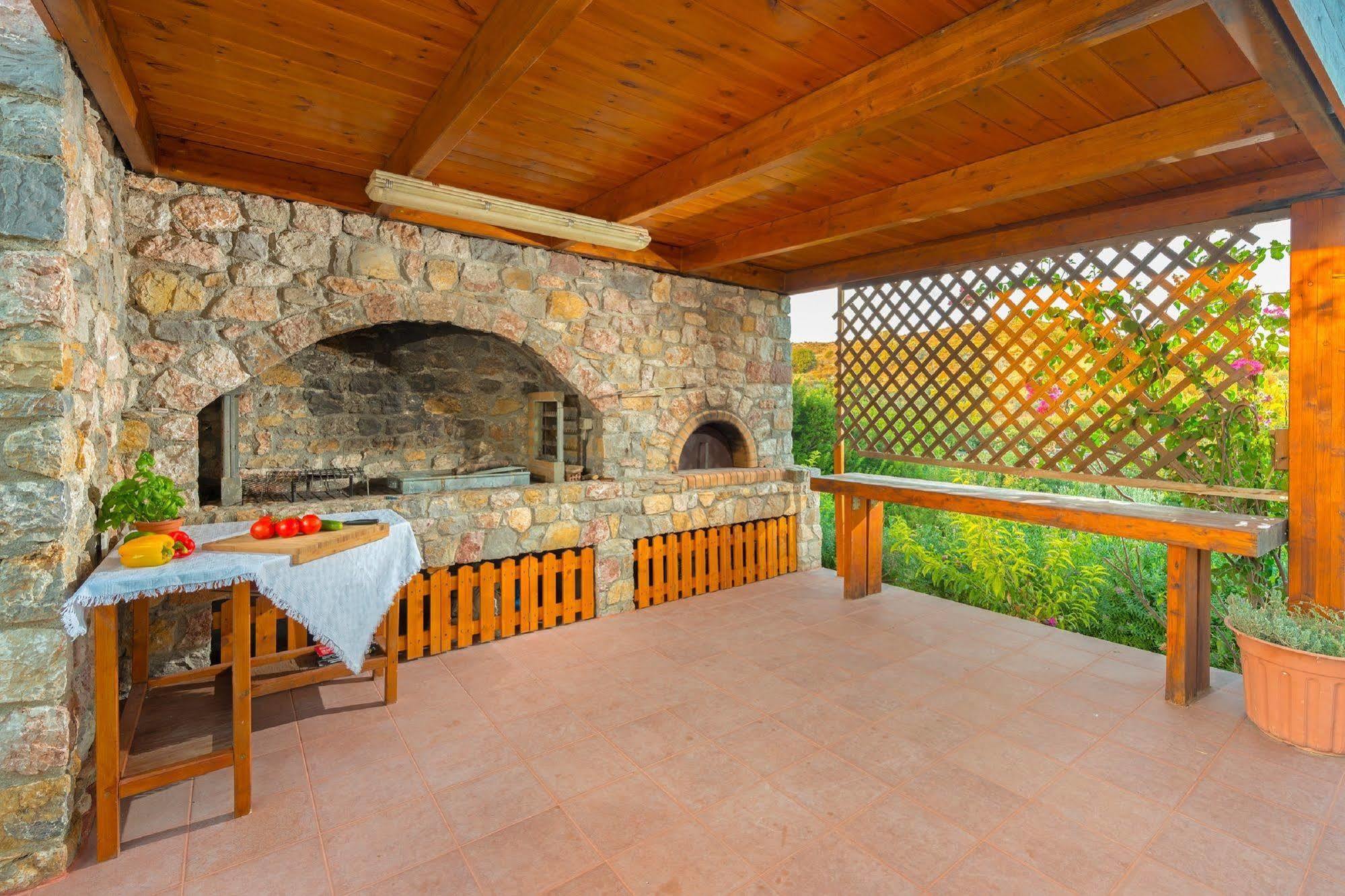 Olive Private Villa Swimming Pool 5 Bdr Kolymbia Rhodes エクステリア 写真