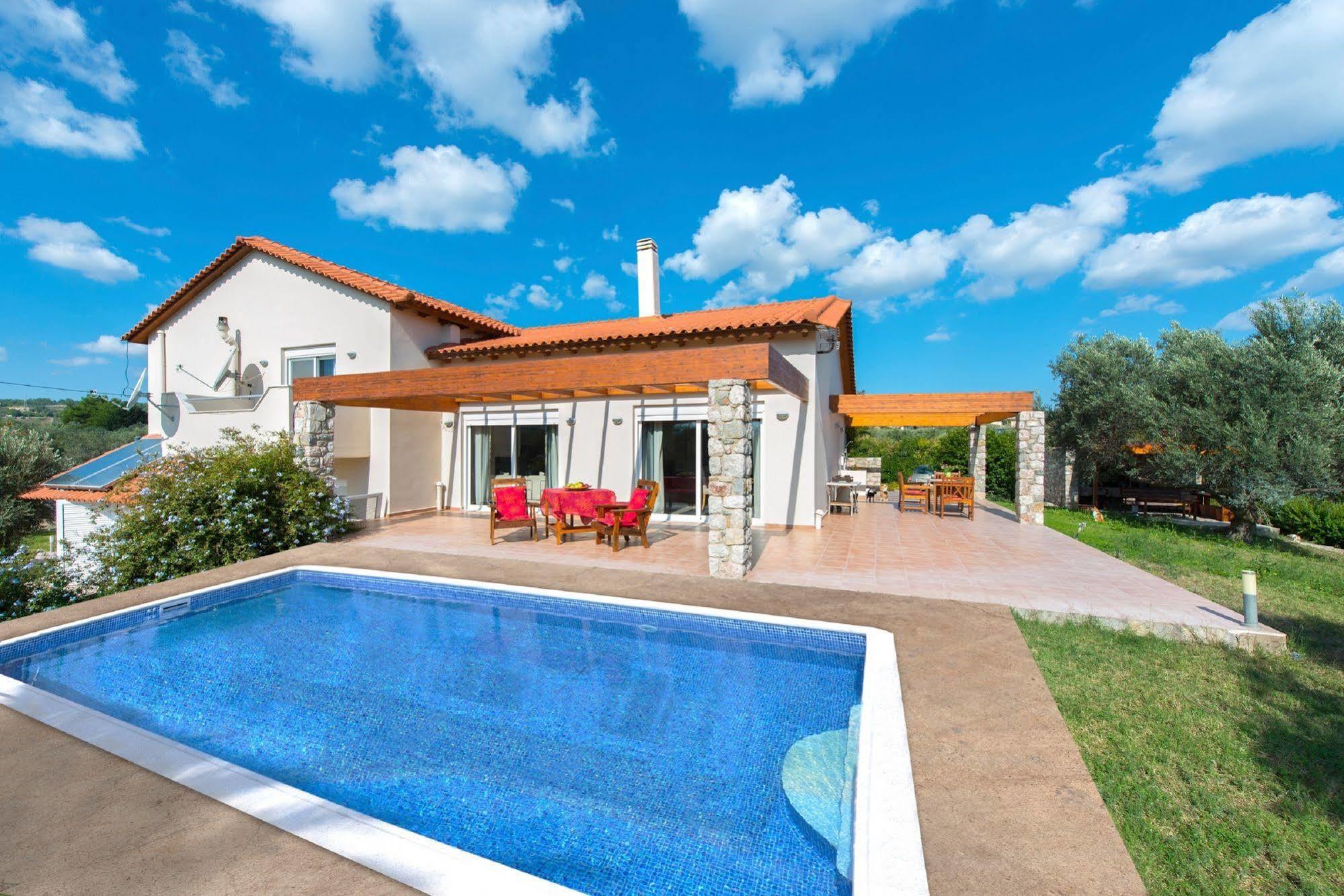Olive Private Villa Swimming Pool 5 Bdr Kolymbia Rhodes エクステリア 写真